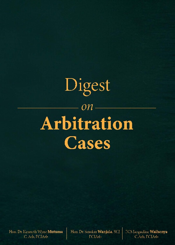 Digest on Arbitration Cases